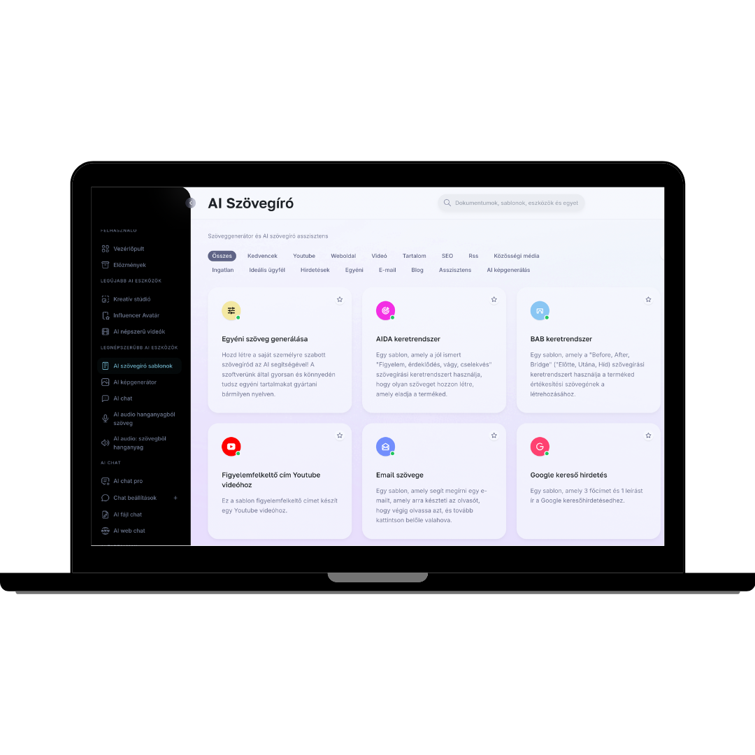 MagicAI Dashboard Mockup